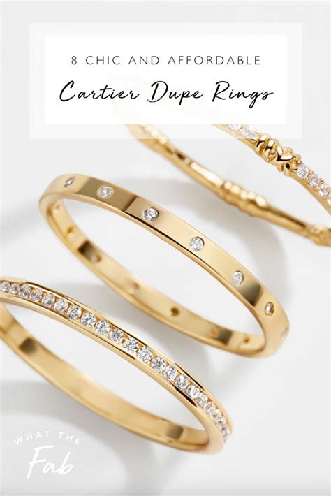 cartier ring dupe on amazon|cartier dupe rings real.